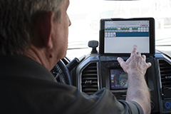 PeanutTek moisture meter dashboard